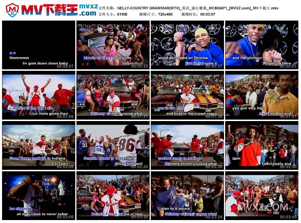 NELLY-COUNTRY GRAMMAR(MTV)_英语_流行歌曲_MC802471